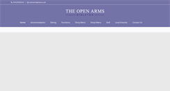 Desktop Screenshot of openarmshotel.com