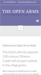 Mobile Screenshot of openarmshotel.com